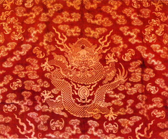 傳統(tǒng)龍紋刺繡圖案3套